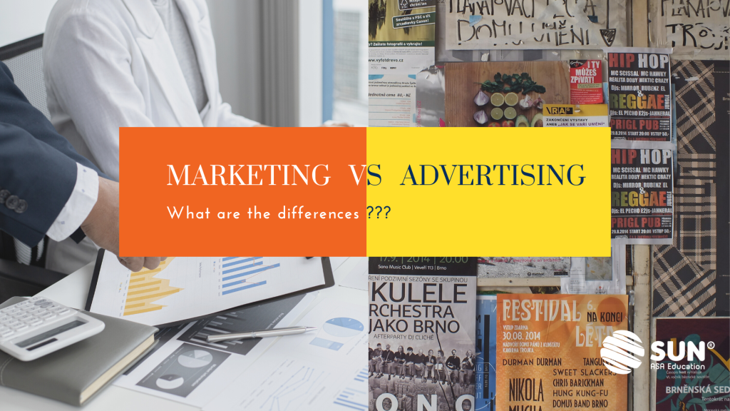 Difference between marketing and advertising