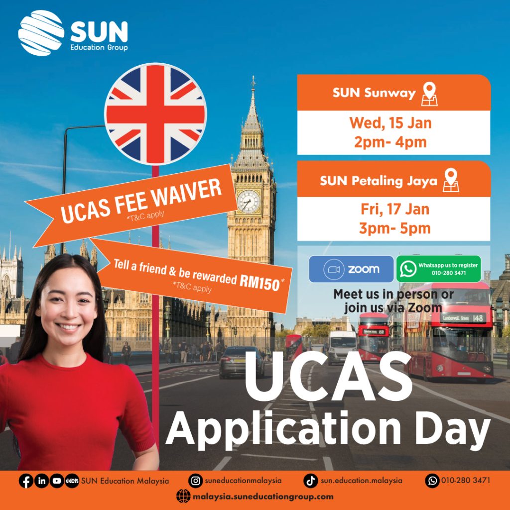 SUN Education UCAS Application Day Banner - Square size